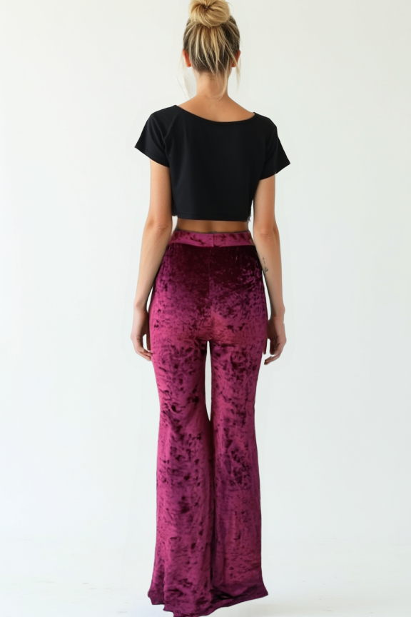 COMIC DUST PANTS - BURGUNDY