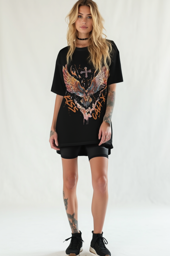 RECKLESS REVIVAL TEE- COAL