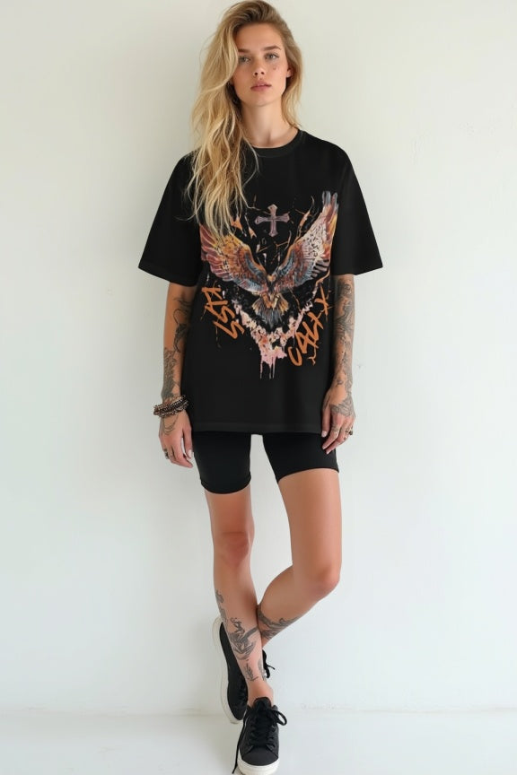 RECKLESS REVIVAL TEE- COAL