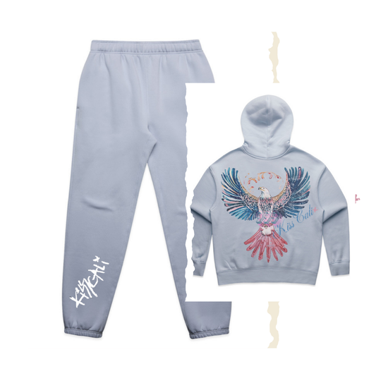 WINGS OF NINE FULL TRACKSUIT - POWDER
