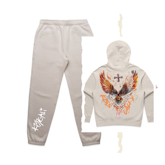 RECKLESS REVIVAL TRACKSUIT- BONE