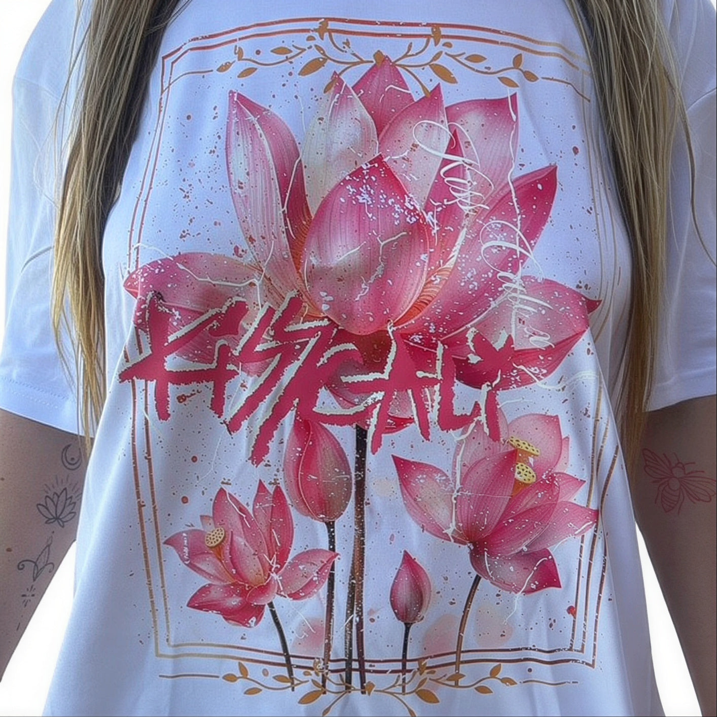 LOTUS TEE - White | Kiss Cali