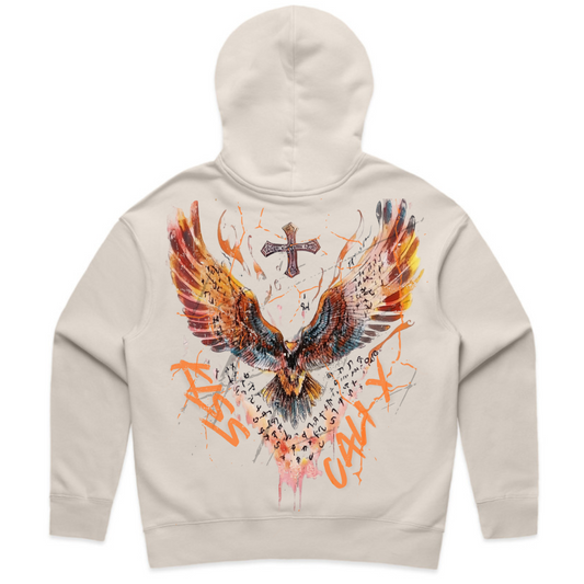 RECKLESS REVIVAL HOODIE- BONE