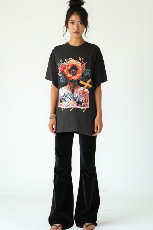 MIDNIGHT BLOOM TEE